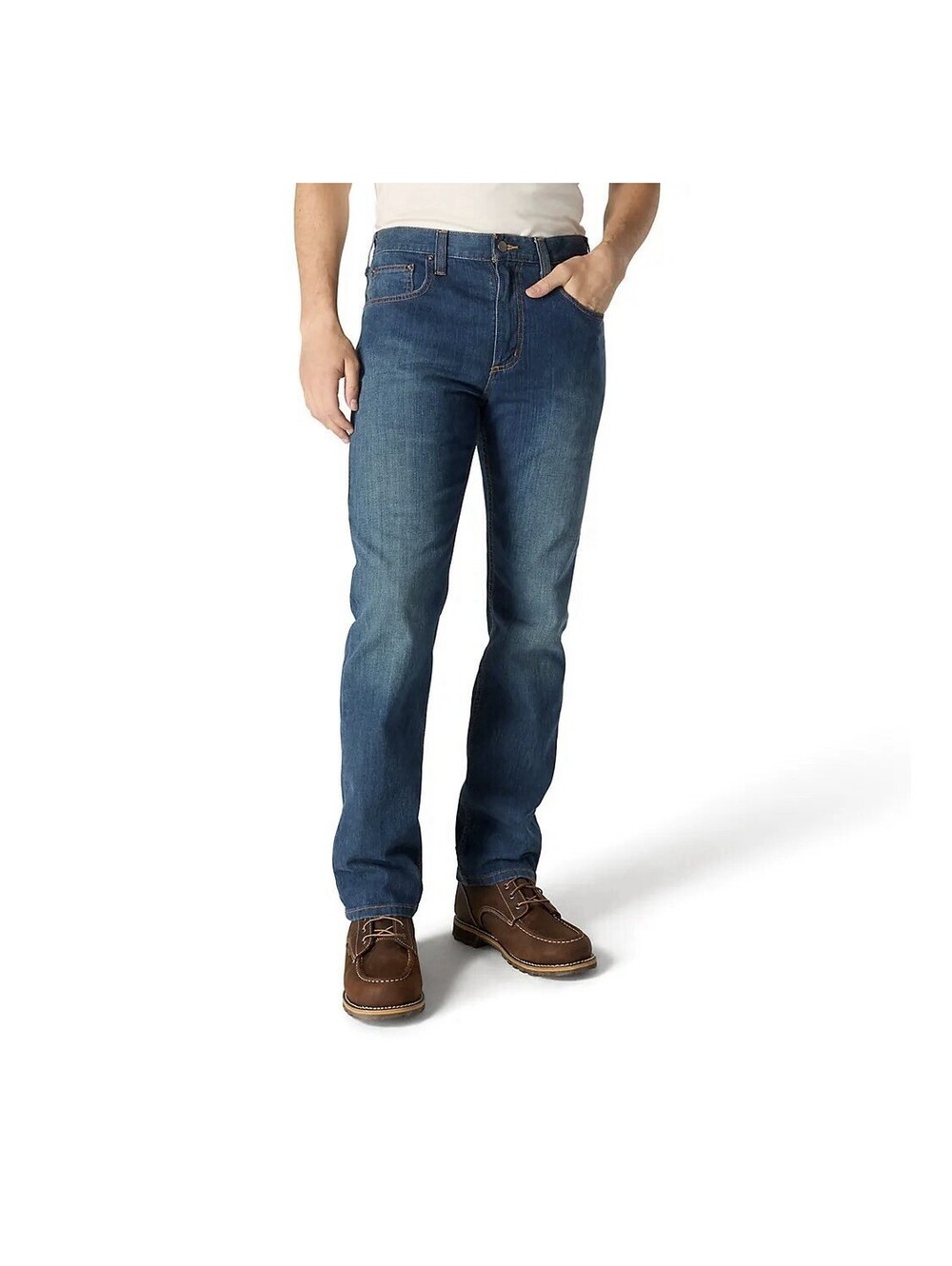 Carhartt Jeans Mens 40x32 Blue Denim Rugged Flex Relaxed Fit 5-Pocket BD2804-M